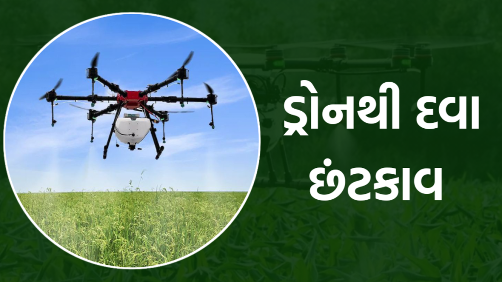 Kisan Drone Yojana ડ્રોનથી છંટકાવ યોજના, ડ્રોનથી દવા છંટકાવ યોજના